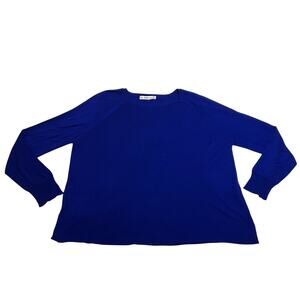 Zara Knit Crewneck Pullover Lightweight Sweater Size Medium Colorful Casual